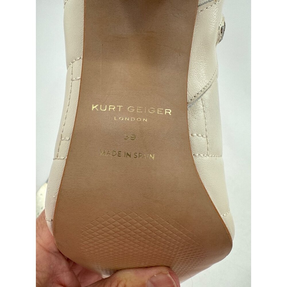 Kurt Geiger LONDON Women's Strut Quilted Ankle Boots Leather Sz 8 Spain - Picture 6 of 9